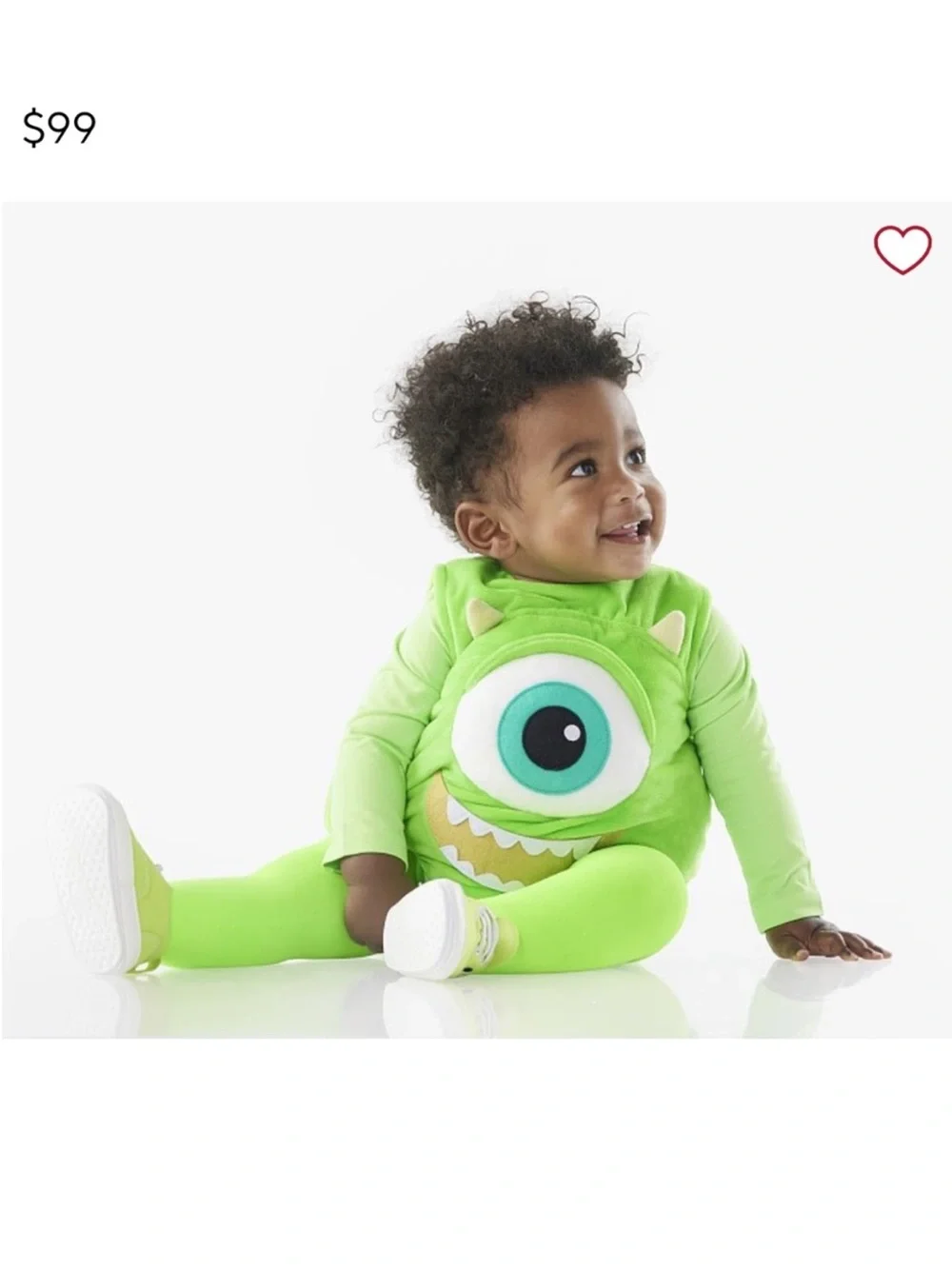 Pottery Barn Kids: Disney/Pixar Monsters Inc. Mike Baby Costume (12-24m)